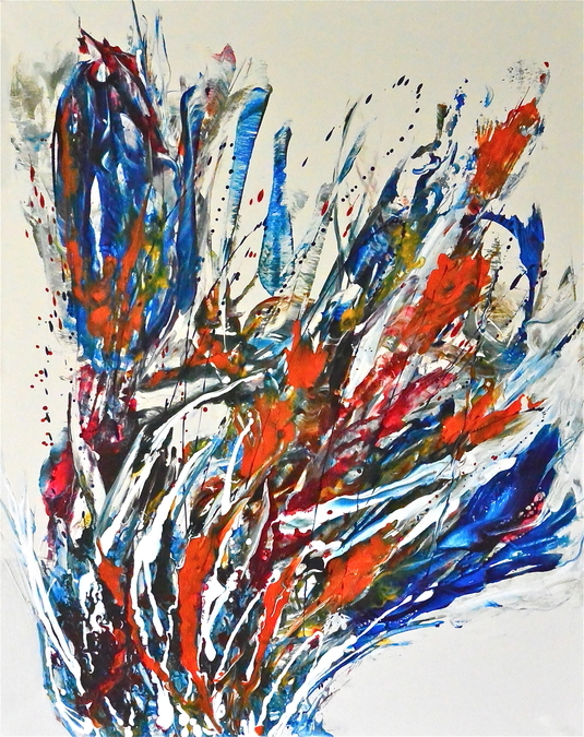 Springtime 32 in x 40 in