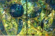 Earth Magic 60 in x 40 inch (Diptych)