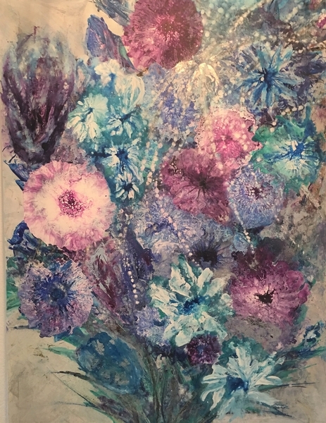 Flower Burst 36 in x 48 in