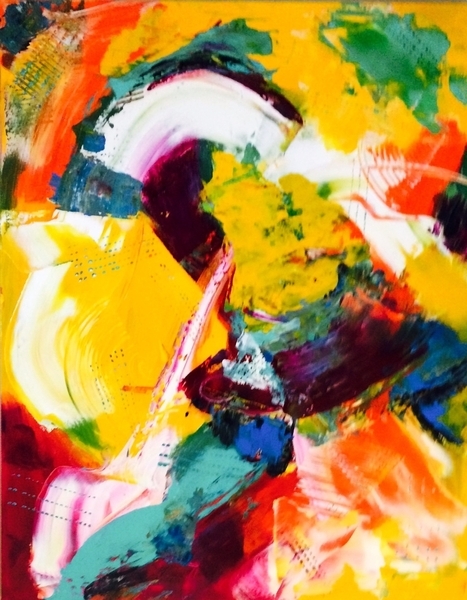 Happy Days 60 in x 48 in x 1.5in