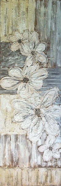 Sand Flowers  24in x 72 in x 1.5in