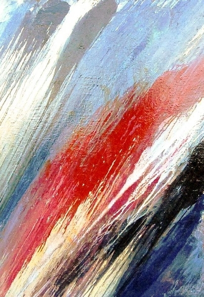 Love Flows 48 in x36 in x 1.5 in