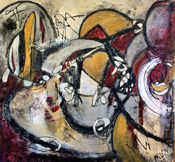 Your My Son, the Moon and the Stars 60 in x 60 in